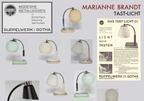 Marianne Brandt, Ruppelwerk GmbH, Metallwarenfabrik, Gotha
